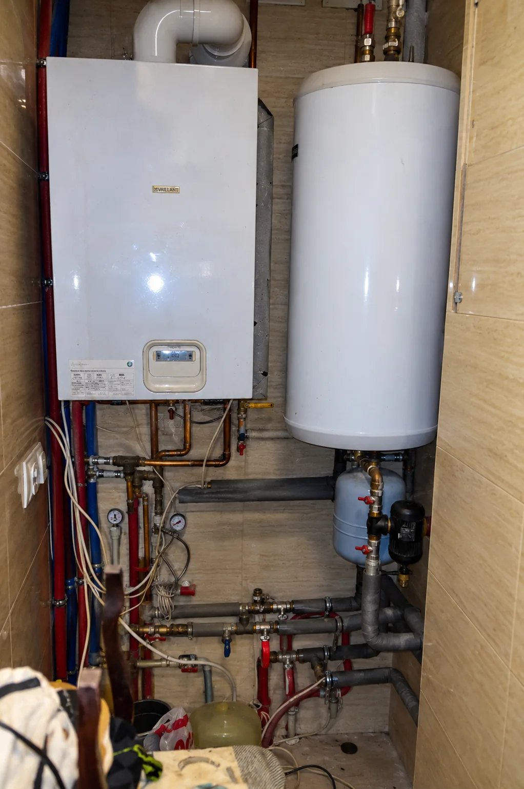 Instalacja grzewcza przed modernizacją wykonaną przez AQUAREM