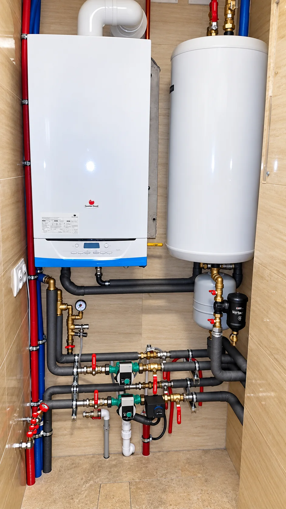 Instalacja grzewcza po modernizacji wykonanej przez AQUAREM